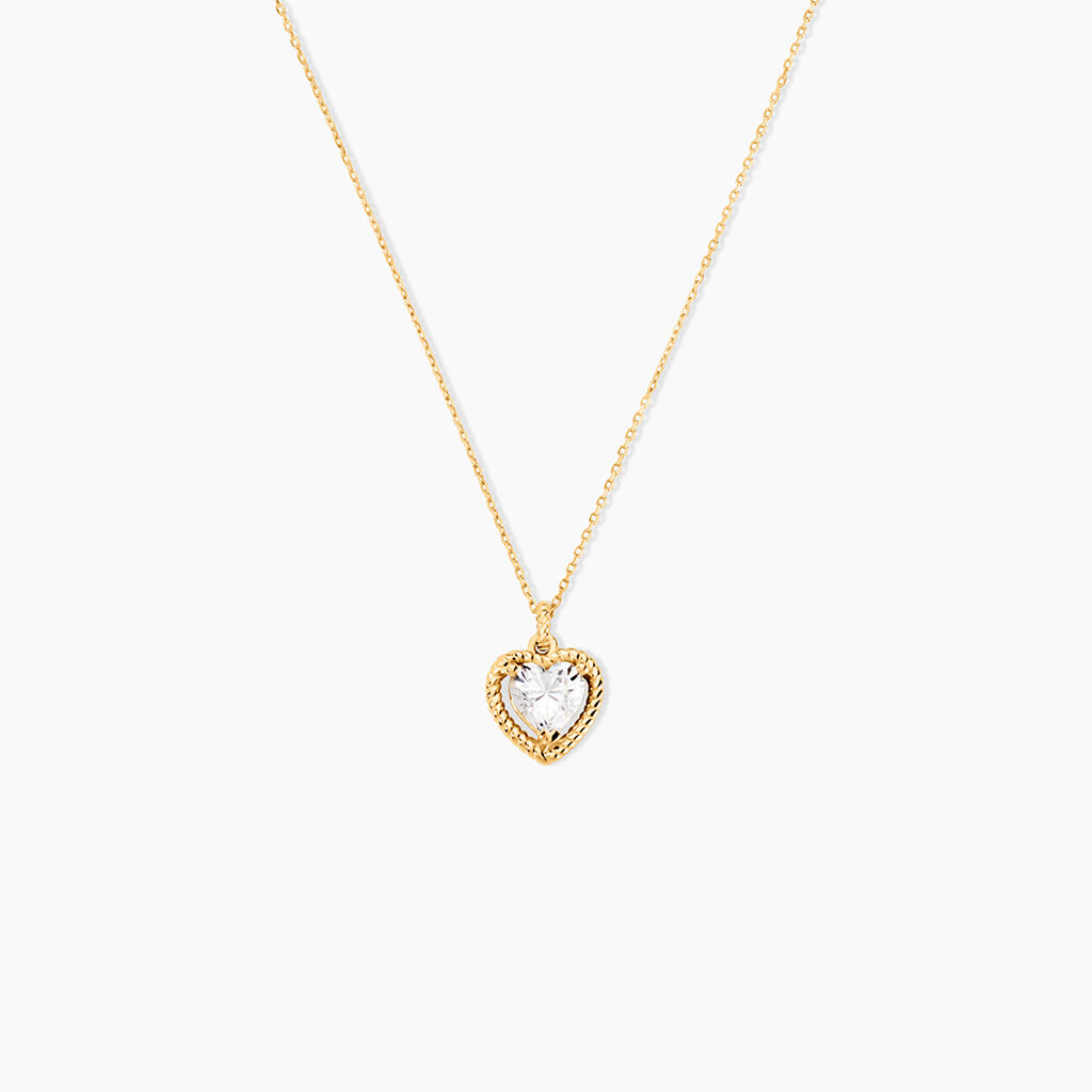 Collier Althea Or Jaune Oxyde De Zirconium - Colliers Femme | Histoire d&rsquo;Or