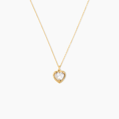 Collier Althea Or Jaune Oxyde De Zirconium - Colliers Femme | Histoire d&rsquo;Or