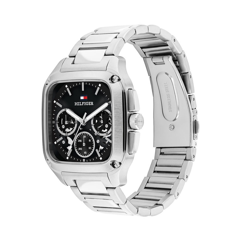 Montre Tommy Hilfiger Herald Noir - F&ecirc;te des p&egrave;res Homme | Histoire d&rsquo;Or