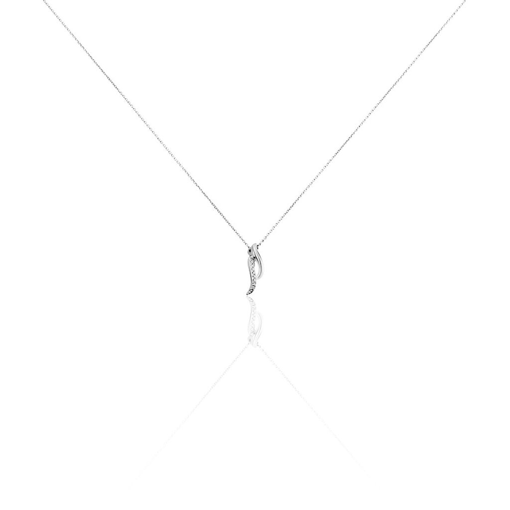 Collier Tylane Or Blanc Diamant - Colliers Femme | Histoire d’Or