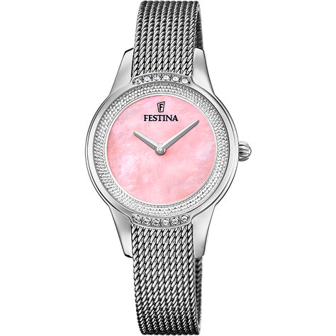 Montre Festina Mademoiselle Nacre Rose - Montres Femme | Histoire d&rsquo;Or