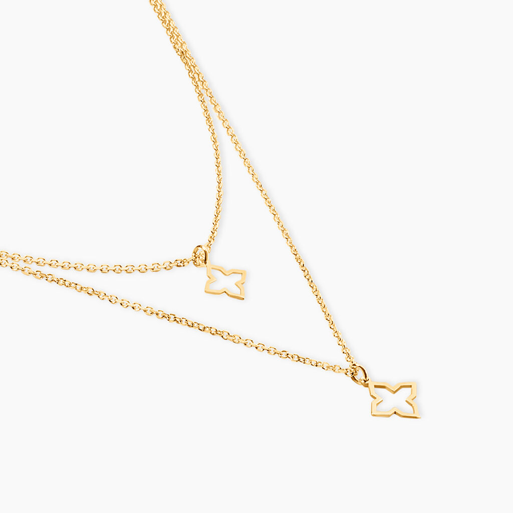 Collier Narendra Or Jaune - Colliers doubles et triples cha&icirc;nes Femme | Histoire d&rsquo;Or