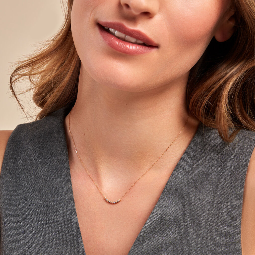 Collier Aurelya Or Bicolore - Colliers Femme | Histoire d’Or