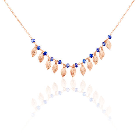 Collier Maxine Argent Rose Pierre De Synthese - Colliers fantaisie Femme | Histoire d’Or