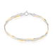 Bracelet Elae Argent Bicolore - Bracelets chaîne Femme | Histoire d’Or