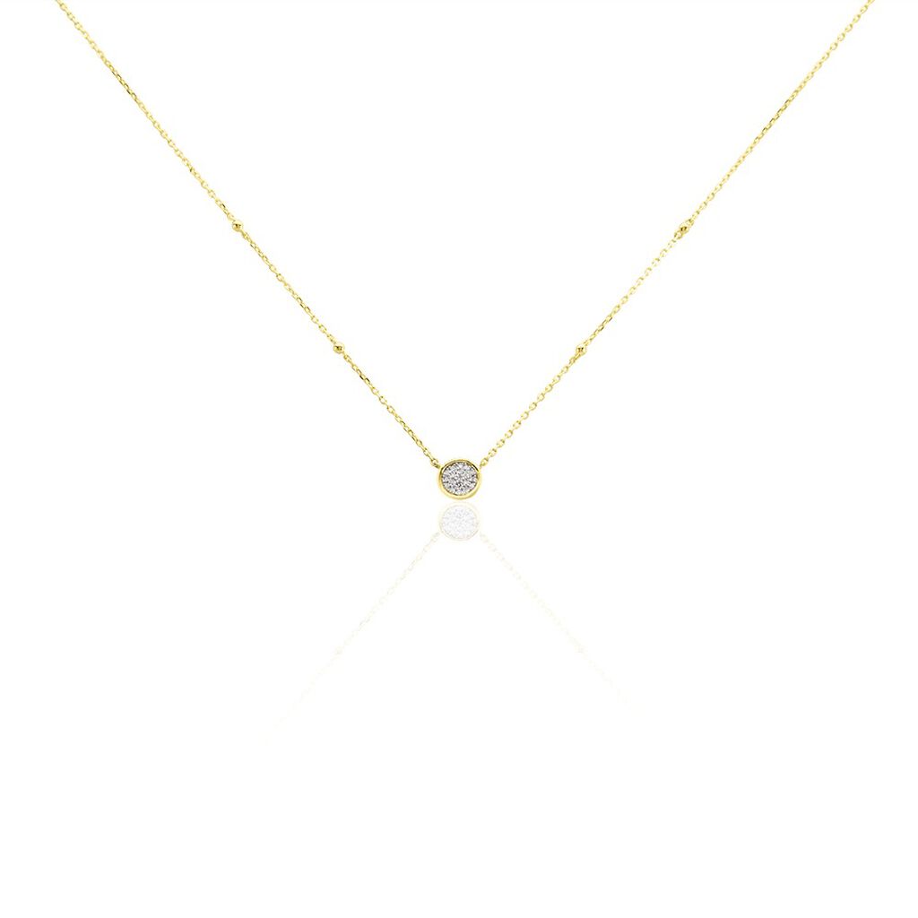 Collier Melisane Or Jaune Diamant