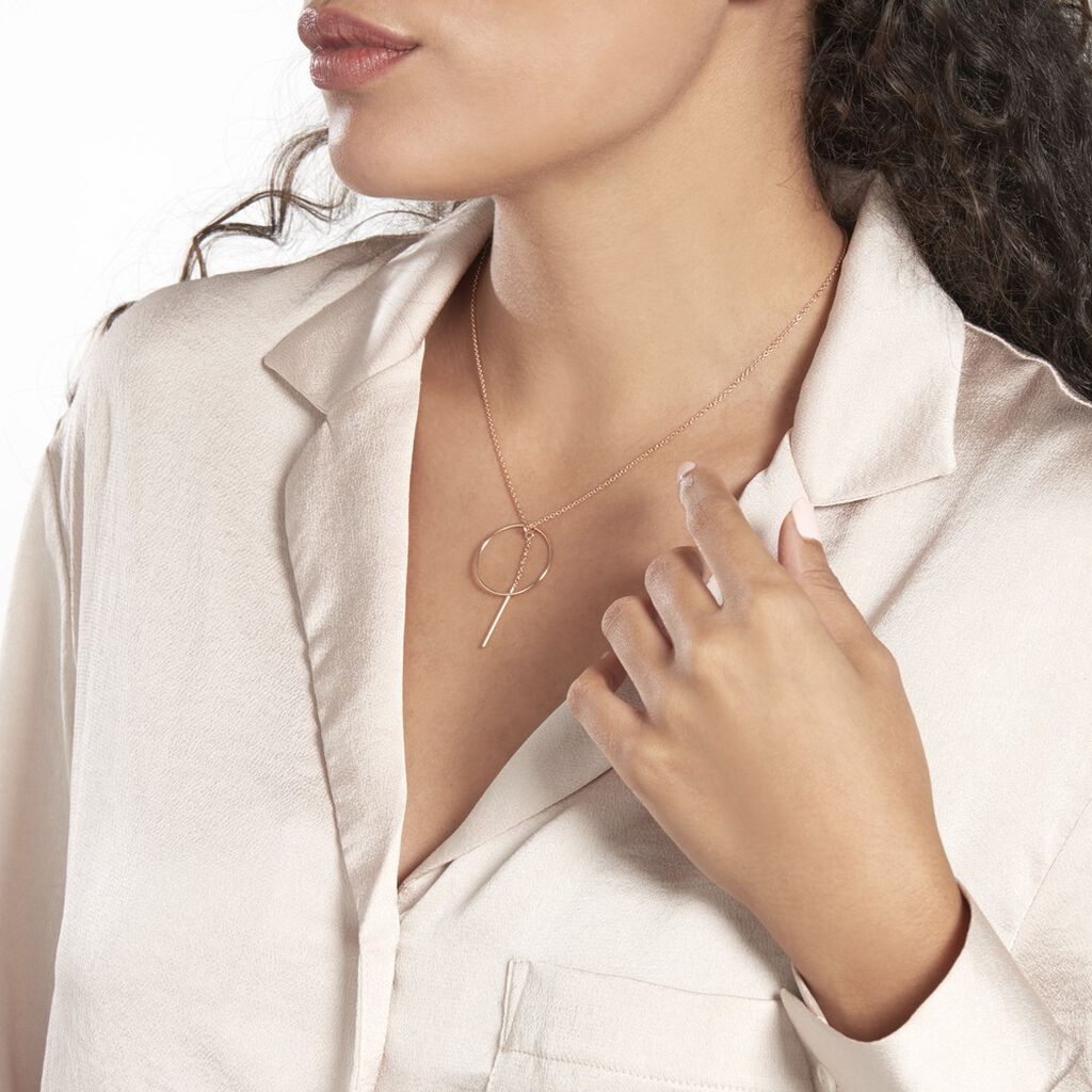 Collier Argent Rose Enissa - Colliers fantaisie Femme | Histoire d’Or