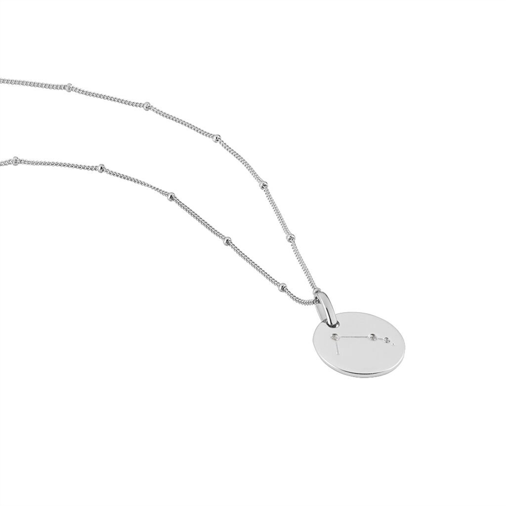 Collier Astr Argent Oxydes De Zirconium - Colliers Zodiaque Femme | Histoire d&rsquo;Or