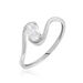 Bague Coronille Or Blanc Oxyde - Bagues solitaires Femme | Histoire d’Or