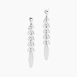 Boucles D'oreilles Pendantes Auxanne Argent Blanc - Boucles d'oreilles fantaisie Femme | Histoire d&rsquo;Or