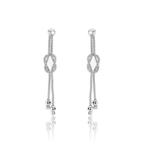 Boucles D'oreilles Pendantes Deauville Argent Blanc - Boucles d'oreilles fantaisie Femme | Histoire d’Or