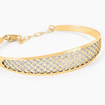 Bracelet Jonc Adonijah Or Bicolore - Bracelets joncs Femme | Histoire d&rsquo;Or