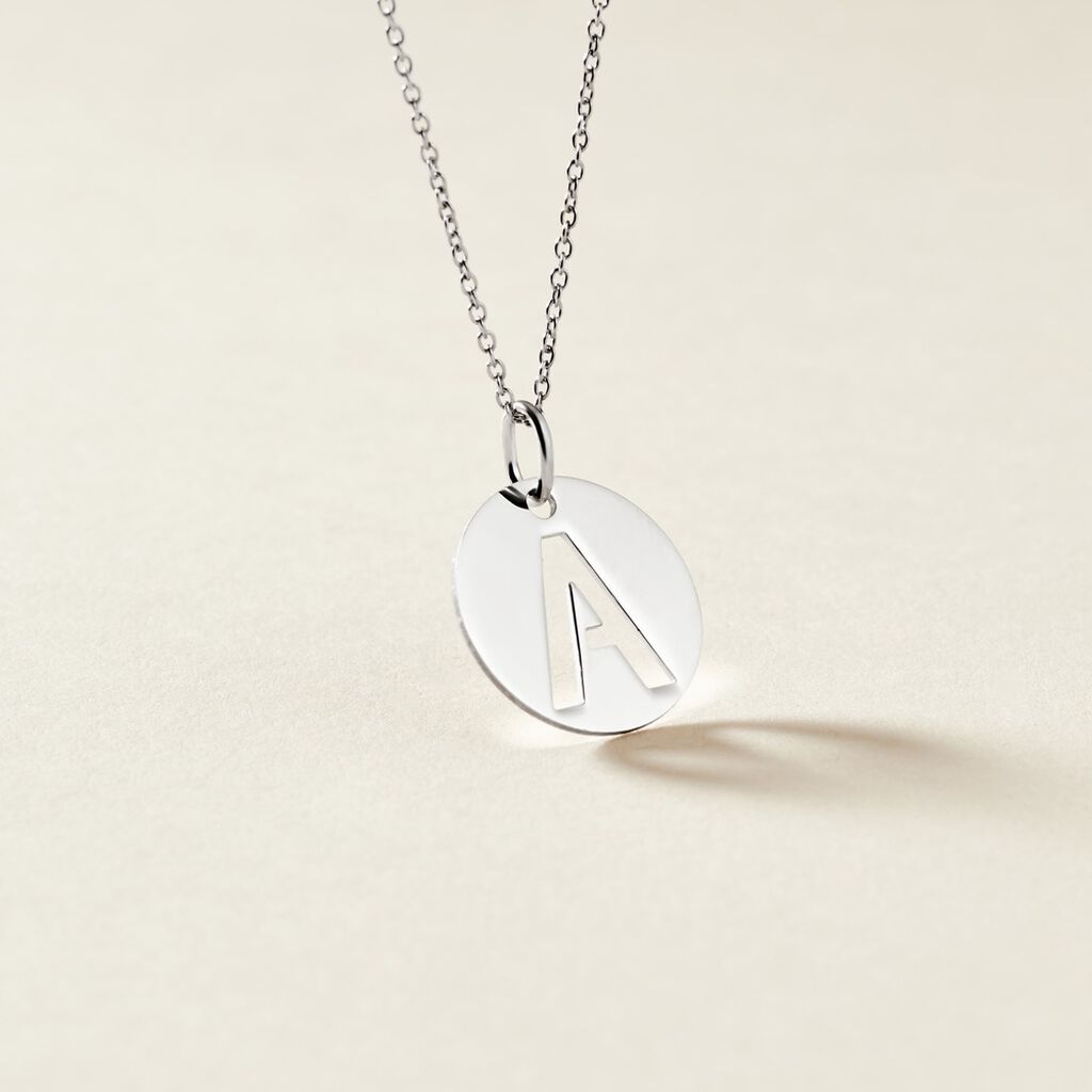 Pendentif Elio A Argent Blanc - Pendentifs Famille | Histoire d’Or