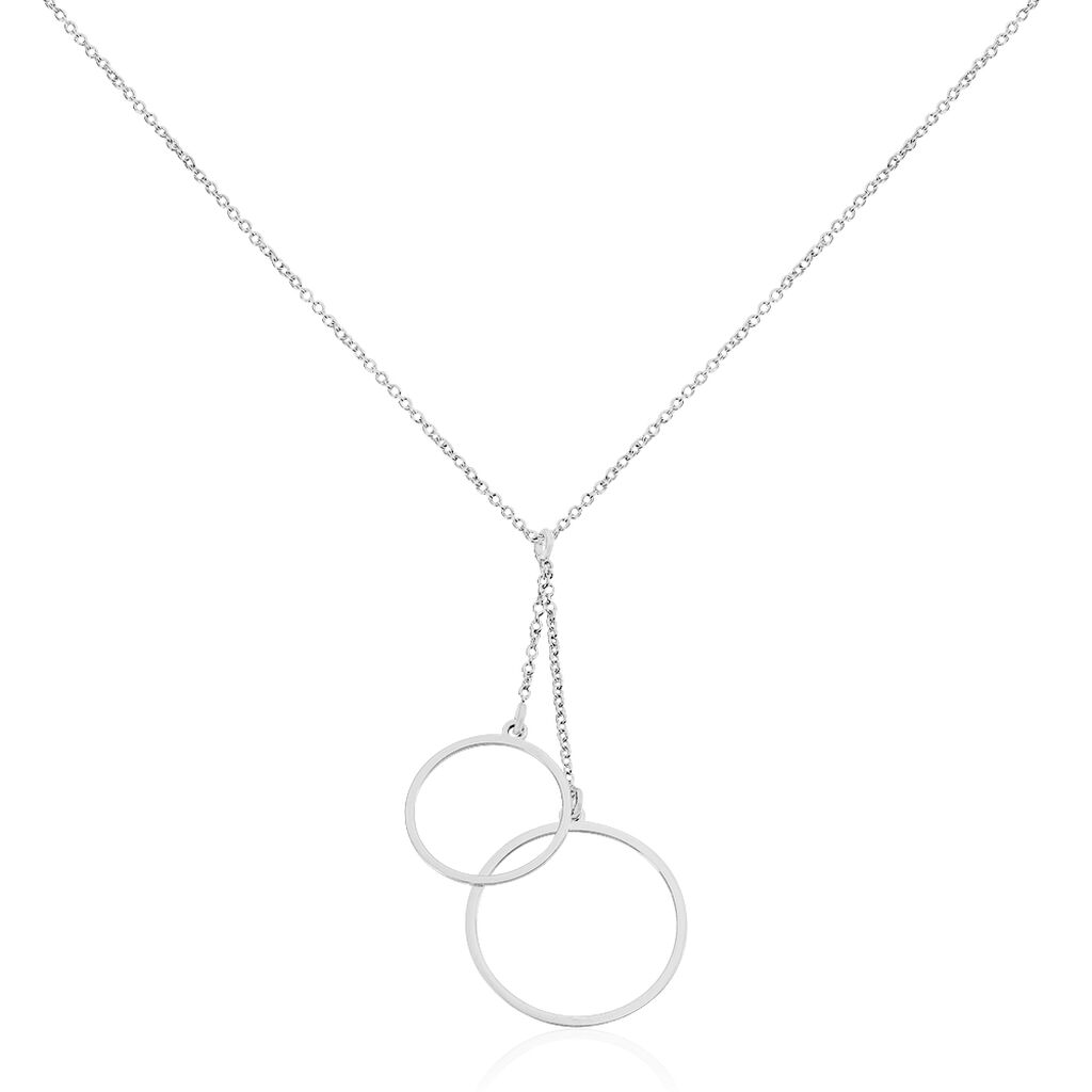 Collier Chayann Argent Blanc