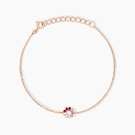 Bracelet Pavel Argent Rose Oxyde De Zirconium - Bracelets Femme | Histoire d’Or