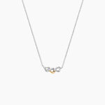 Collier Or Jaune Argent Blanc Oxyde De Zirconium - Colliers Femme | Histoire d&rsquo;Or