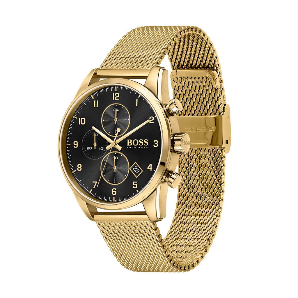 Montre Boss Skymaster Noir - Montres Homme | Histoire d’Or