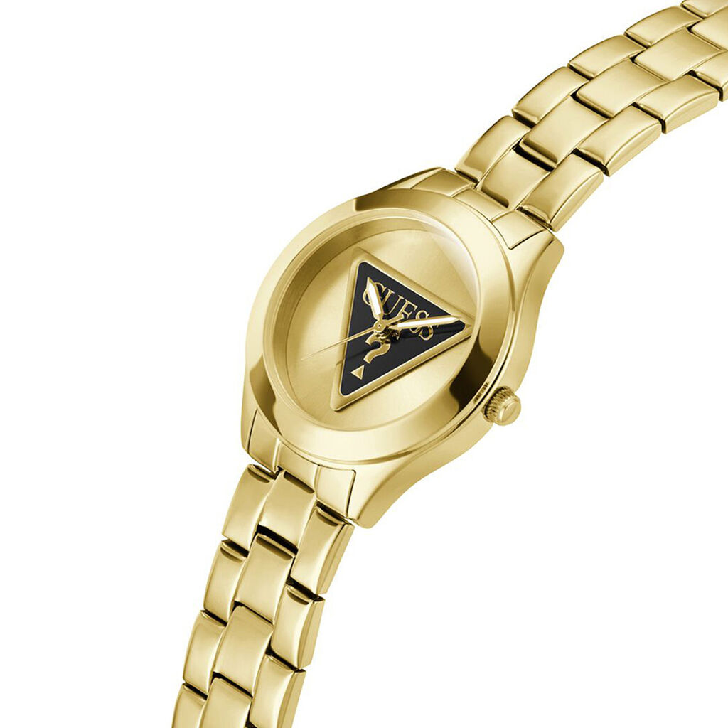 Montre Guess Tri Plaque Champagne - Id&eacute;es cadeaux Femme | Histoire d&rsquo;Or