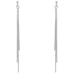 Boucles D'oreilles Pendantes Yalle Argent Blanc - Boucles d'oreilles fantaisie Femme | Histoire d&rsquo;Or