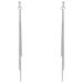 Boucles D'oreilles Pendantes Yalle Argent Blanc - Boucles d'oreilles fantaisie Femme | Histoire d’Or