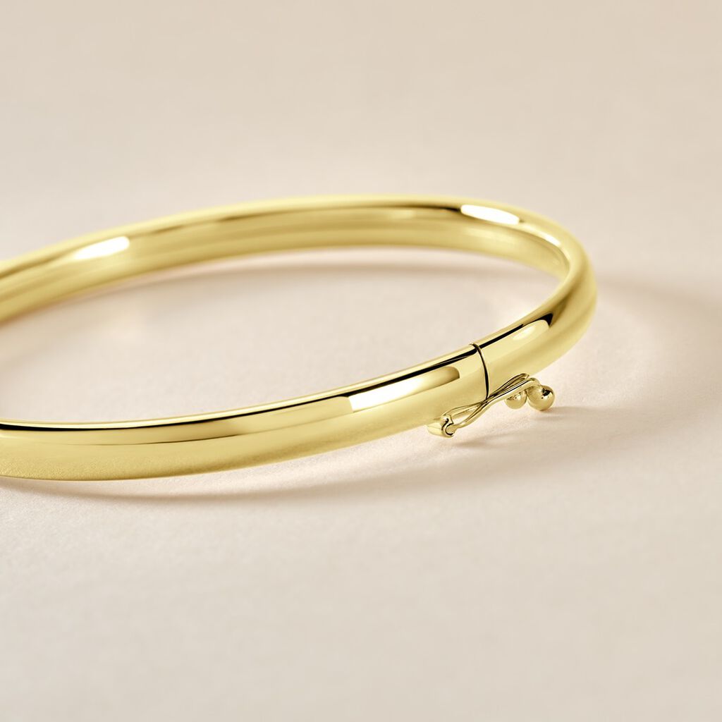 Bracelet Jonc Yuriy Fil Flexible Or Jaune - Bracelets joncs Femme | Histoire d’Or