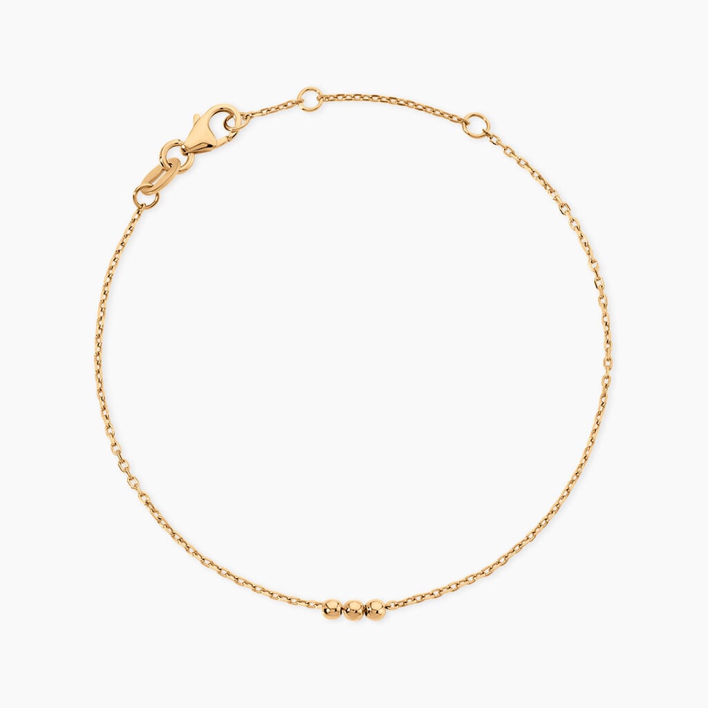 Bracelet Tahlia Plaqu&eacute; Or Jaune - Bijoux sans pierre Femme | Histoire d&rsquo;Or