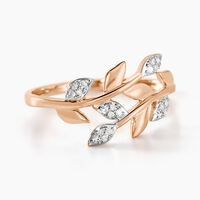 Bague Emelyne Or Rose Diamant