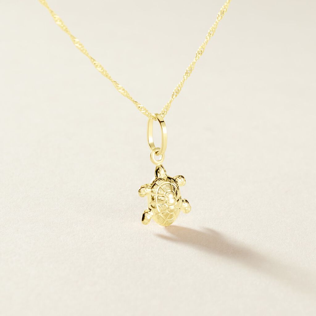 Pendentif Kalinka Tortue Or Jaune - Pendentifs Famille | Histoire d’Or