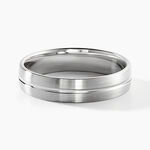 Alliance Alphonso Palladium Blanc - Alliances Unisex | Histoire d&rsquo;Or