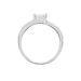 Bague Solitaire Maggy Argent Blanc Oxyde De Zirconium - Bagues solitaires Femme | Histoire d’Or
