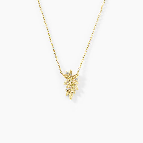 Collier Cezar Or Jaune Diamant - Colliers Femme | Histoire d’Or