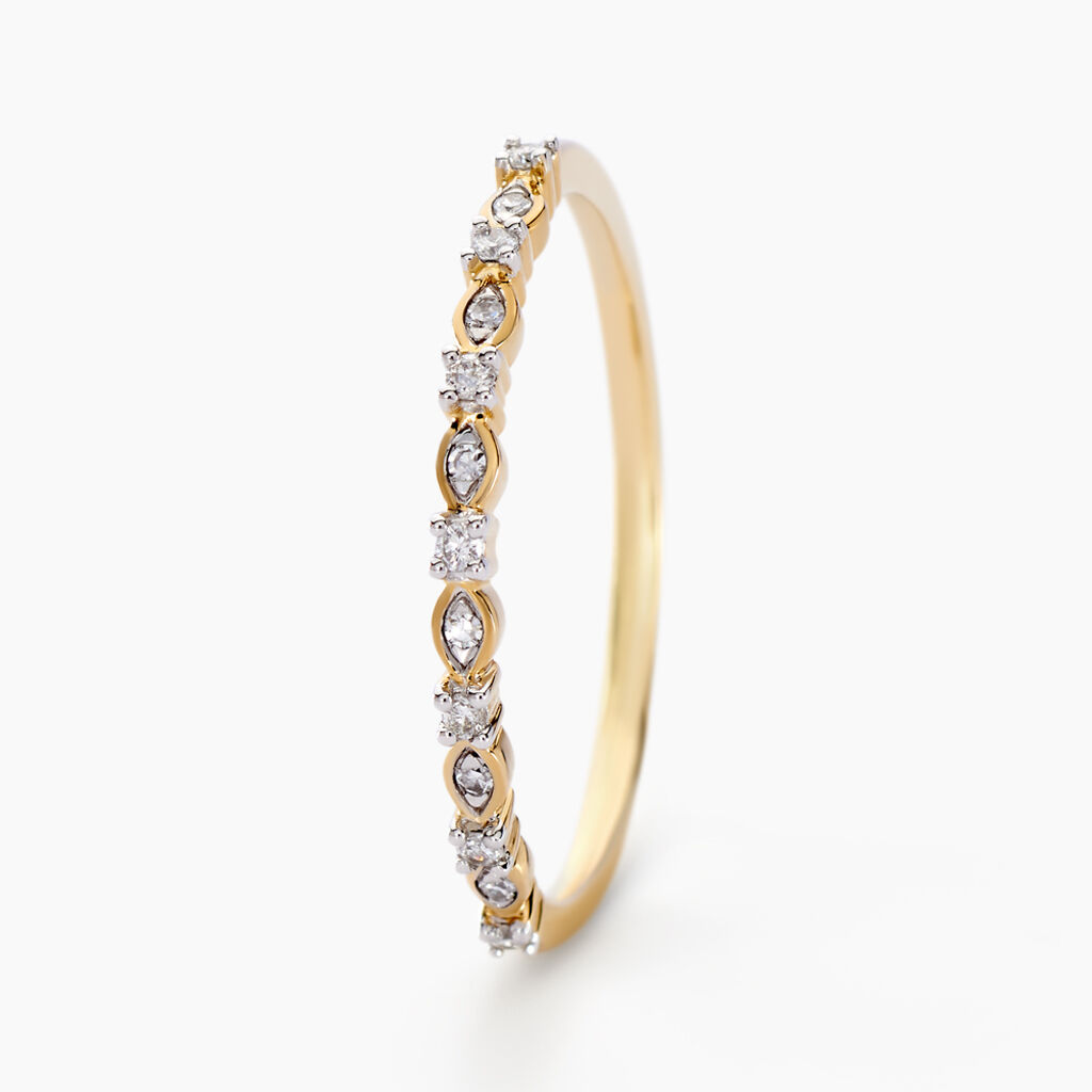 Alliance Les Inseparables Or Jaune Diamant