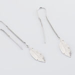 Boucles D'oreilles Pendantes Euriell Argent Blanc - Boucles d'oreilles fantaisie Femme | Histoire d&rsquo;Or