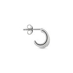 Boucle D'oreille Unitaire Minty Argent Blanc Oxyde De Zirconium - Piercings d'oreilles Femme | Histoire d&rsquo;Or