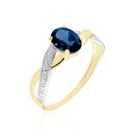 Bague Or Jaune Candice Topaze - Bagues solitaires Femme | Histoire d’Or