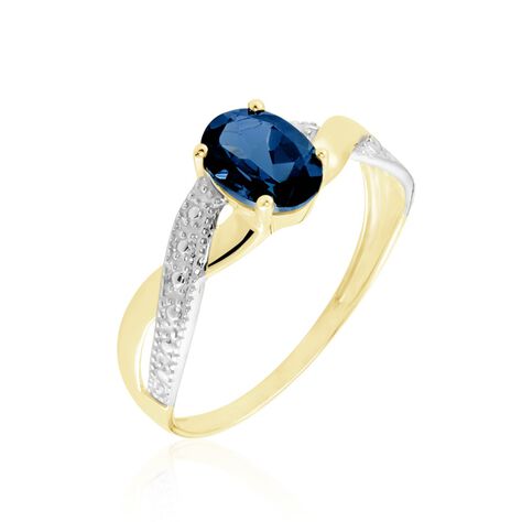 Bague Or Jaune Candice Topaze - Bagues solitaires Femme | Histoire d’Or