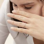 Bague Or Jaune Uxella Diamants - Bagues avec pierre Femme | Histoire d&rsquo;Or