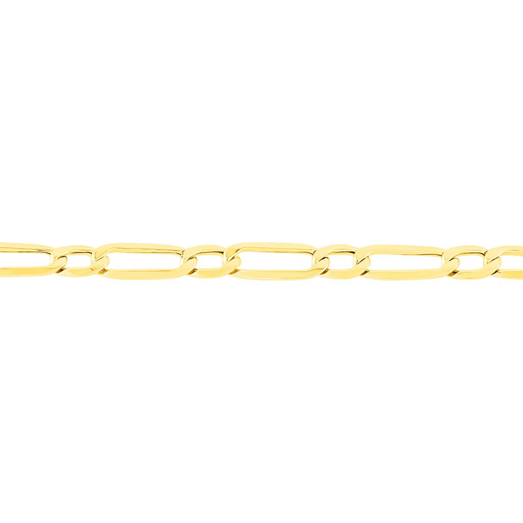 Bracelet Ophelio Maille Alternee 1/1 Or Jaune - Bracelets chaîne Femme | Histoire d’Or
