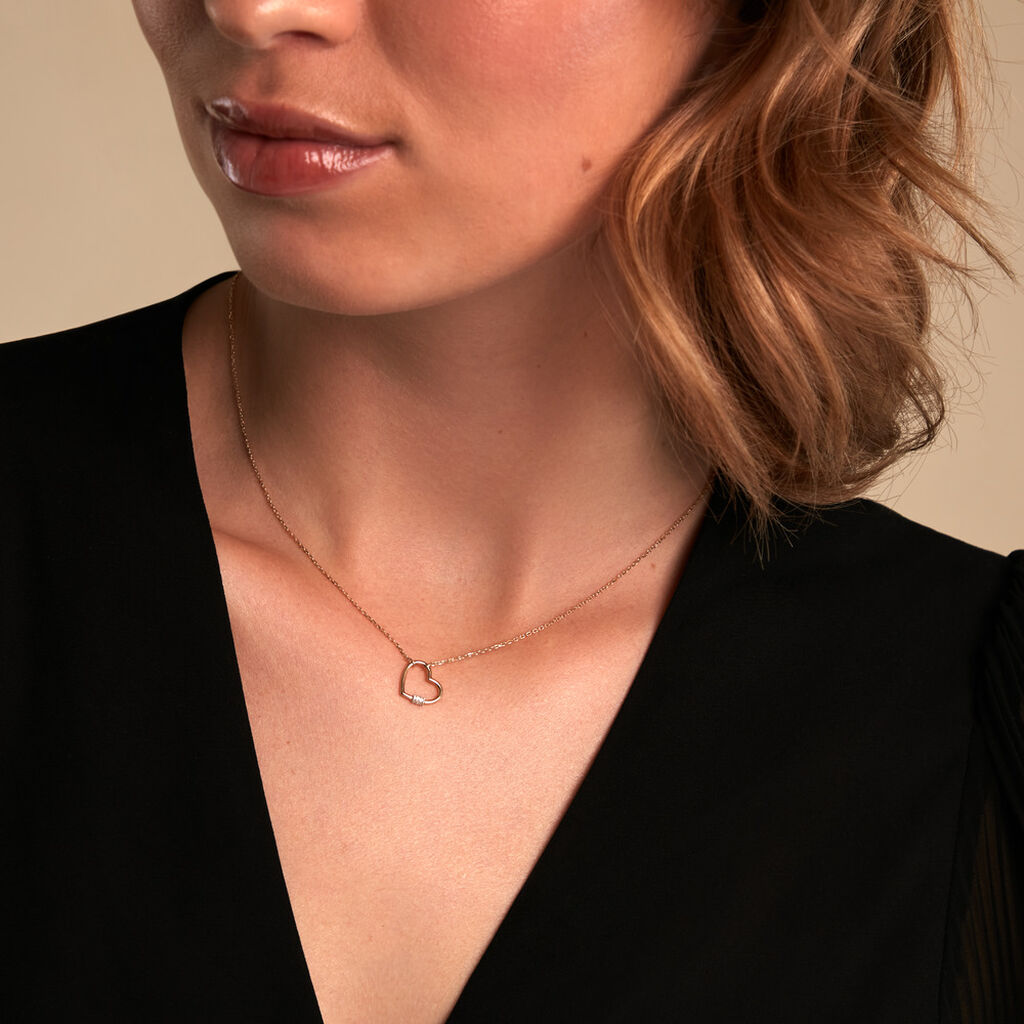 Collier Hortensia Or Jaune Diamant - Colliers Femme | Histoire d&rsquo;Or