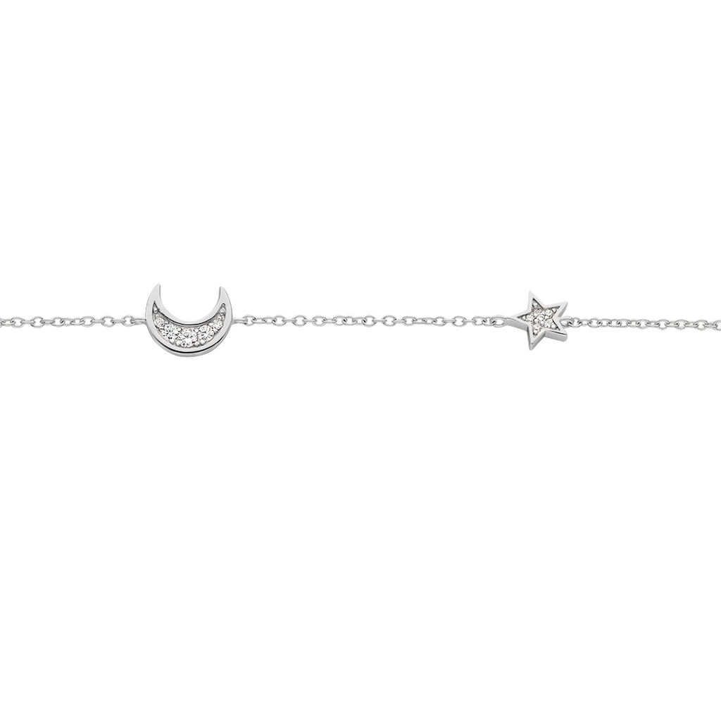 Bracelet Theoline Argent Blanc Oxyde De Zirconium - Bracelets Femme | Histoire d’Or