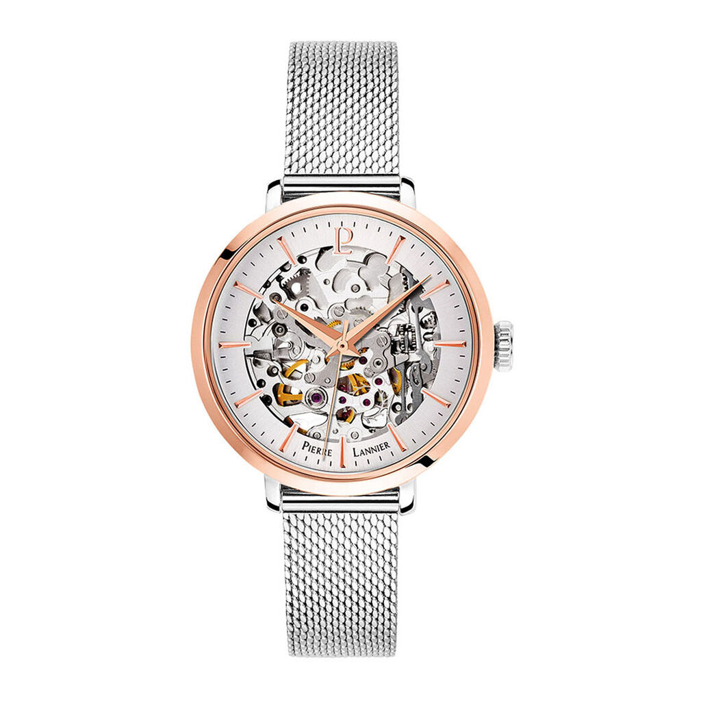 Montre Pierre Lannier Automatique 35 Argent - Montres Femme | Histoire d’Or