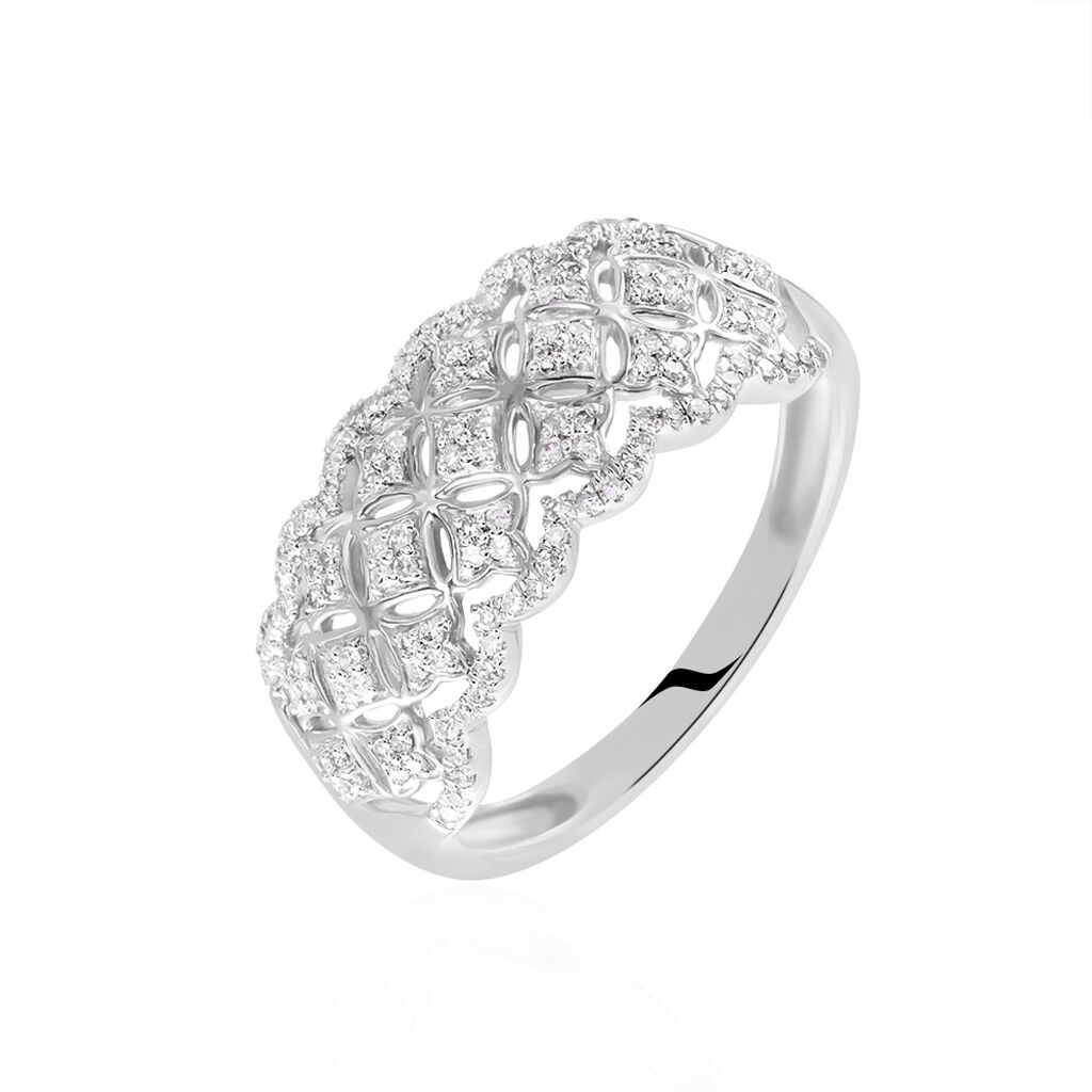 Bague Abbas Or Blanc Diamant - Bagues avec pierre Femme | Histoire d&rsquo;Or