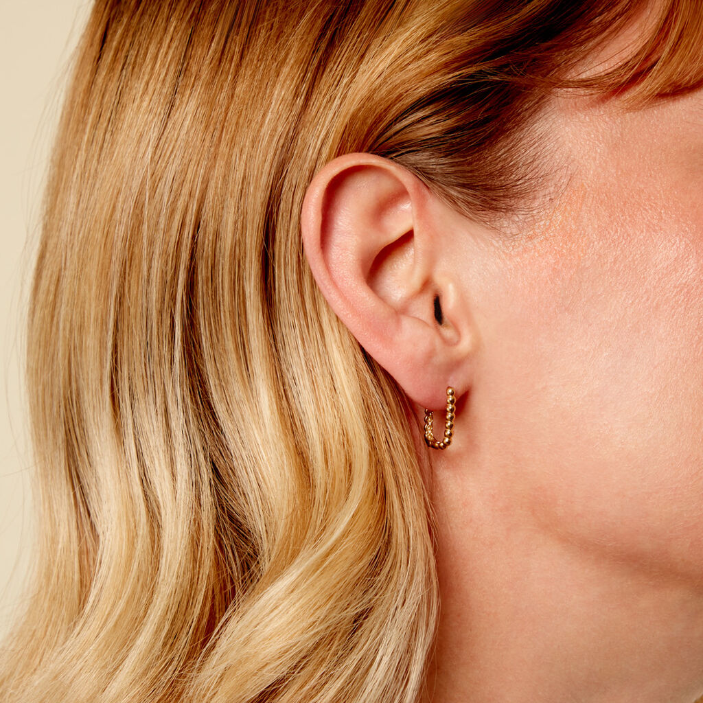 Collier Lutgardis Or Jaune - Boucles d'oreilles créoles Femme | Histoire d’Or