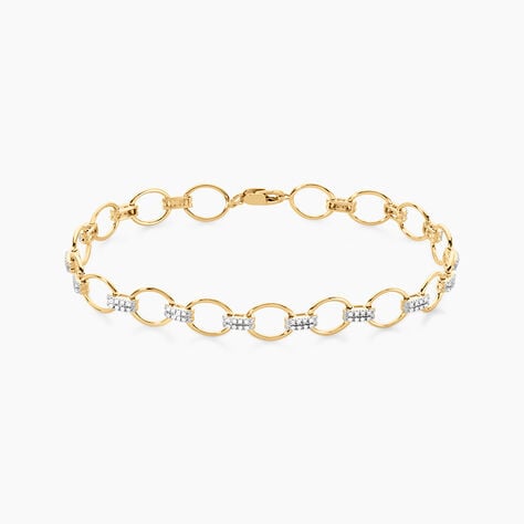 Bracelet Or Jaune Kayly Diamants - Bracelets Femme | Histoire d&rsquo;Or