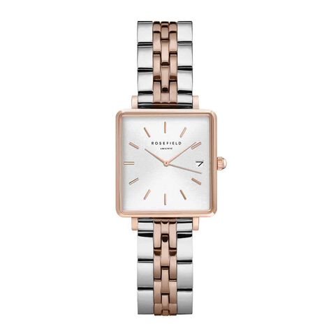 Montre Rosefield The Mini Boxy Blanc - Montres Femme | Histoire d’Or