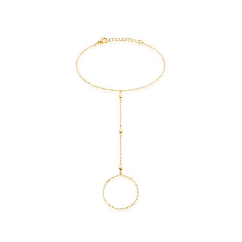 Bijou De Main Jaipur Acier Jaune - Bracelets Femme | Histoire d’Or