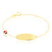 Bracelet Identité Holden Coccinelle Or Jaune - Bracelets Communion Enfant | Histoire d’Or