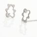 Boucles D'oreilles Puces Baptista Ours Or Blanc Oxydes - Clous d'oreilles Enfant | Histoire d’Or