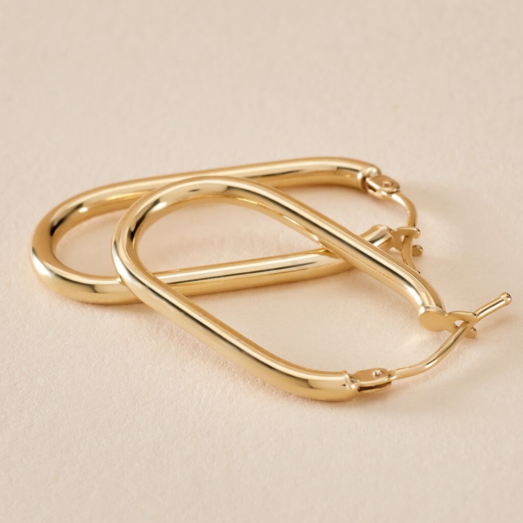 Créoles Cliona Or Jaune - Boucles d'oreilles créoles Femme | Histoire d’Or