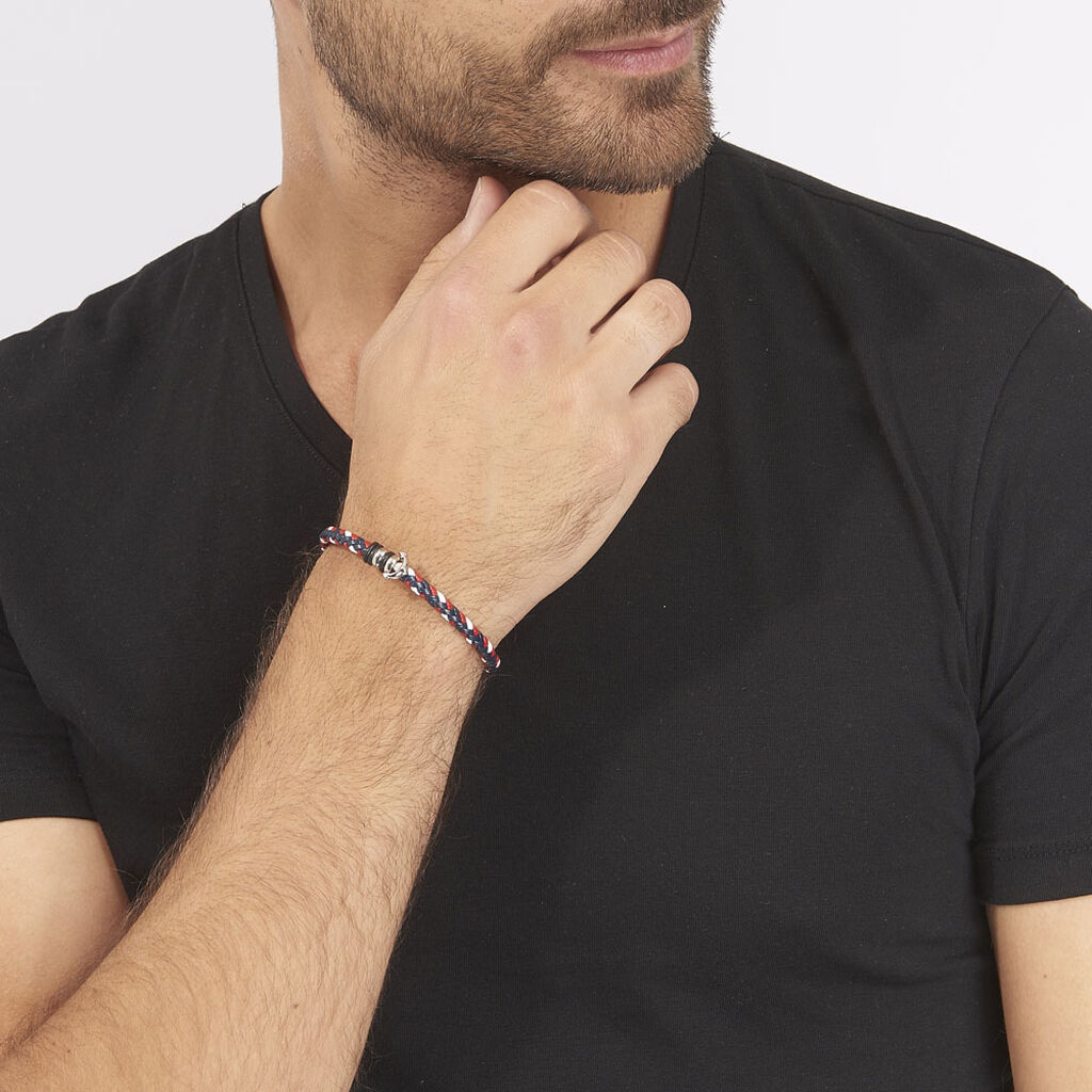 Bracelet Axel Acier Blanc - Bracelets Homme | Histoire d’Or